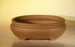 Tan Unglazed Ceramic Bonsai Pot - Oval-8 x 6.25 x 3