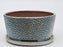 Crackle Pearl Ceramic Bonsai Pot - Oval-With Humidity / Drip Tray-10.5 x 8.25 x 4.75