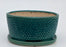 Crackle Blue Ceramic Bonsai Pot - Oval-With Humidity / Drip Tray-10.5 x 8.25 x 4.75