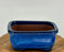 Blue Ceramic Bonsai Pot-Rectangle-5.25 x 4.0 x 2.25