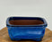 Blue Ceramic Bonsai Pot-Rectangle-5.25 x 4.0 x 2.25