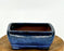 Marble Blue Ceramic Bonsai Pot-Rectangle-5.25 x 3.75 x 2.0