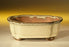 Beige Ceramic Bonsai Pot - Rectangle -6.125 x 5.0 x 2.125