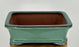 Light Green Ceramic Bonsai Pot - Rectangle-8 x 6.375 x 3