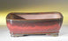 Parisian Red Ceramic Bonsai Pot - Rectangle -8.5 x 6.5 x 2.75