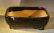 Black Ceramic Bonsai Pot - Rectangle-12.5 x 9.75 x 3.75