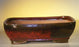 Parisian Red Ceramic Bonsai Pot - Rectangle -12.0 x 9.5 x 3.375