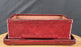 Parisian Red Bonsai Pot - With Matching Humidity Drip Tray - 10.25" x 7.5" x 3.25"