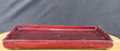 Parisian Red Bonsai Pot - With Matching Humidity Drip Tray - 10.25" x 7.5" x 3.25"