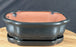 Matte Black Bonsai Pot - With Matching Humidity Drip Tray - 10.5" x 8.75" x 3.25"