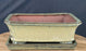 Olive Green Bonsai Pot - With Matching Humidity Drip Tray - 10.25" x 8.0" x 3.0"