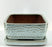Crackle Pearl Square Ceramic Bonsai Pot-With Humidity / Drip Tray-