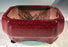 Parisian Red  Ceramic Bonsai Pot - Rectangle -Professional Series -6 x 4 x 2