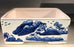 Blue on White Porcelain Bonsai Pot - Rectangle -10.5 x 7.5 x 4