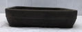 Brown Mica Bonsai Pot - Rectangle-14 5/8  x 11 1/8 x 3.5 OD-13.25 x 9.75 x 2.75