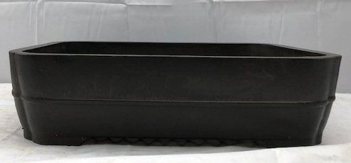 Brown Mica Bonsai Pot - Rectangle-12 3/8 x 9.75 x 3.5 OD-11.0 x 8.25 x 3.0