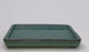 Blue / Green Ceramic Humidity / Drip Tray - Rectangle-8.25 x 6.25 x .75OD-7.5 x 5.75 x .25D