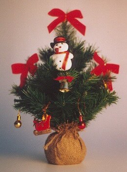 Christmas Bonsai Tree (Artificial) - 19-(Fraser Fir)