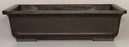 Brown Mica Bonsai Pot - Rectangle-19.25 x 14.5 x 5.0OD-16.75 x 12.0 x 4.25 ID