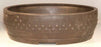 Brown Mica Bonsai Pot - Round -11.0 x 3.25 OD -10.0 x 2.5 ID