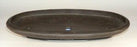 Brown Mica Forest Bonsai Pot - Oval-OD:19.5 x 11.25 x 2-ID:18.25 x 9.75 x 1.5