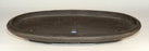 Brown Mica Forest Bonsai Pot - Oval-OD:22 x 12.75 x 2-ID:20.75 x 11.5 x 1.5