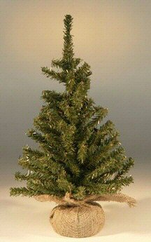 Artificial Christmas Bonsai Tree - Undecorated - 15 Tall