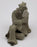 Miniature Ceramic Figurine -Mud Man Holding Fan - 2.5