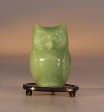 Glass Owl Figurine