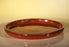 Parisian Red Ceramic Humidity/Drip Bonsai Tray - Round-8 x 1 OD / 7.5 x 1.0 ID