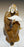 Ceramic Miniature Figurine-Man With a Fan-Fine Detail