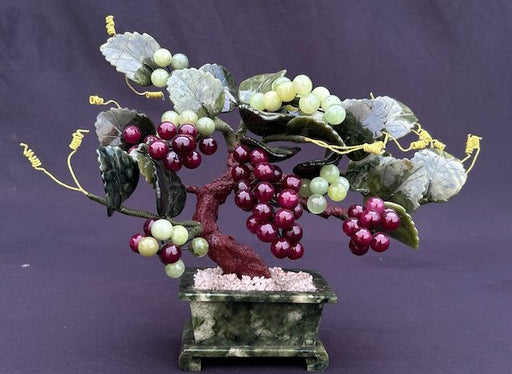 Decorative Glass Grape Bonsai Tree