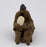 Ceramaic Figurine -Mom & Son Sitting On A Bench - 2.25