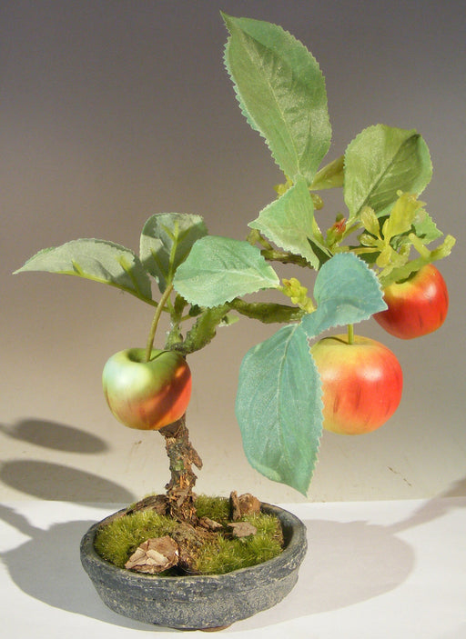 Artificial Apple Bonsai Tree-