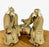 Ceramic Figurine-Two Mud Men Sitting On A Bench Playing Chess-2