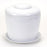 White Porcelain Ceramic Bonsai Cremation Urn-with Matching Humidity / Drip Tray-Round, 9? high and 9? in diameter