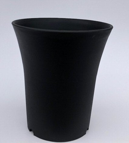 Black Cascade Bonsai Training Pot - Round-5.5 x 5.5 x 6.0