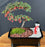 Trained Cotoneaster Bonsai Tree -Holiday Landscape Scene-(dammeri 'streibs findling')