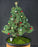 Dwarf Alberta Spruce Bonsai Tree-With Christmas Lights-(picea glauca conica)