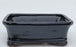 Black Ceramic Bonsai Pot - Rectangle