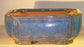 Blue Ceramic Bonsai Pot - Rectangle- Professional Series- 10 x 8 x 4